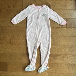 3/$10 CARTERS Toddler girl fleece pyjamas 2T